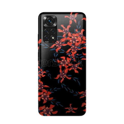 Coque Xiaomi Redmi Note 11 Rouge en Noir