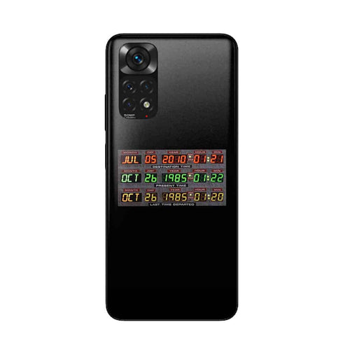 Coque Xiaomi Redmi Note 11 originale Time Machine Back To The Future