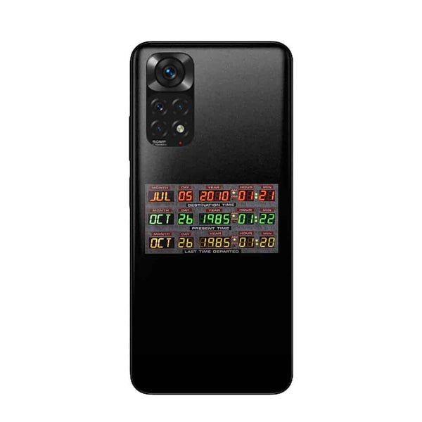Coque Xiaomi Redmi Note 11 originale Time Machine Back To The Future