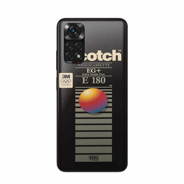 Coque originale Xiaomi Redmi Note 11 VHS Scotch E180