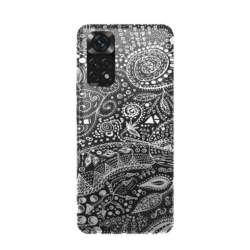 Coque Xiaomi Redmi Note 11 Aztec bw handmade