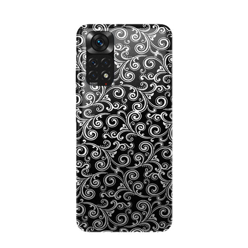 Coque Xiaomi Redmi Note 11 Black and white swirls