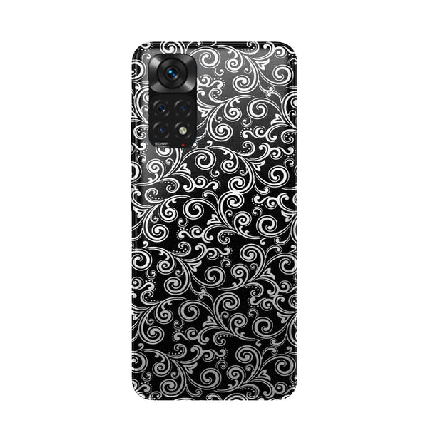 Coque Xiaomi Redmi Note 11 Black and white swirls