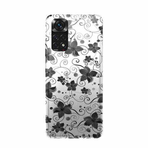 Coque Xiaomi Redmi Note 11 Black Flower