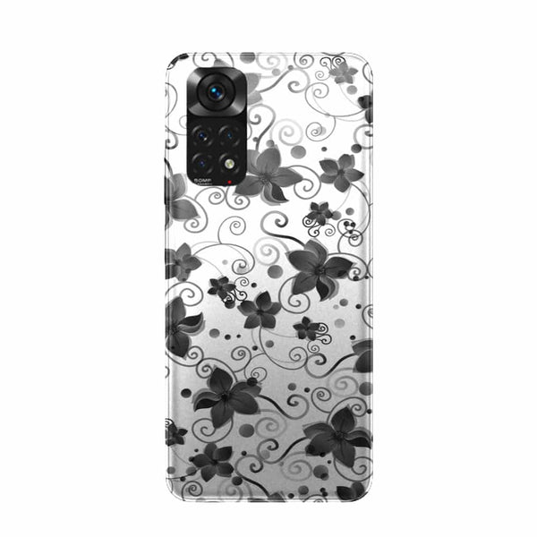 Coque Xiaomi Redmi Note 11 Black Flower
