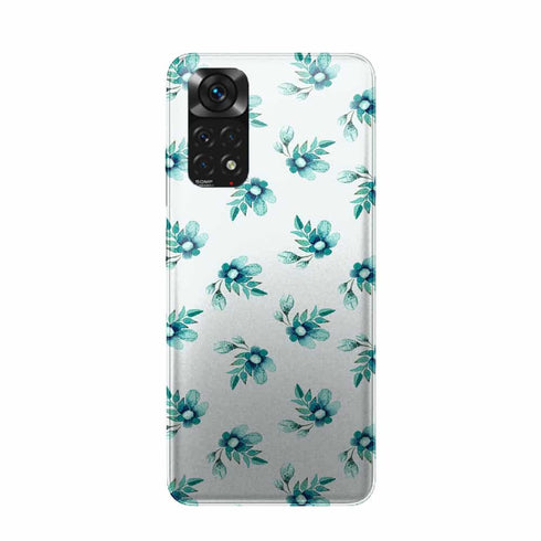 Coque Xiaomi Redmi Note 11 Blue Flowers