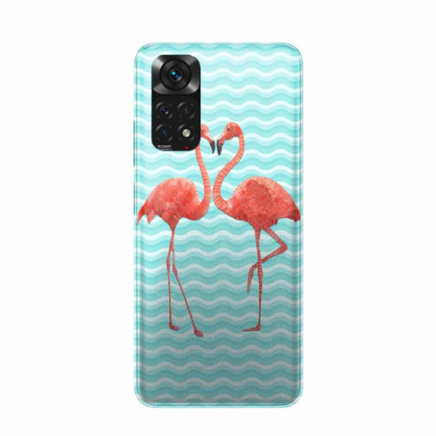 Coque Xiaomi Redmi Note 11 Flamingo love