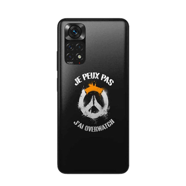 Coque Telephone Xiaomi Redmi Note 11 je peux pas j'ai overwatch