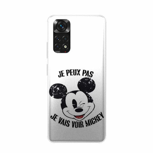 Coque Xiaomi Redmi Note 11 Je peux pas je vais voir Mickey
