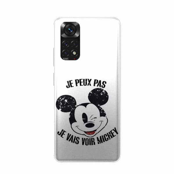 Coque Xiaomi Redmi Note 11 Je peux pas je vais voir Mickey