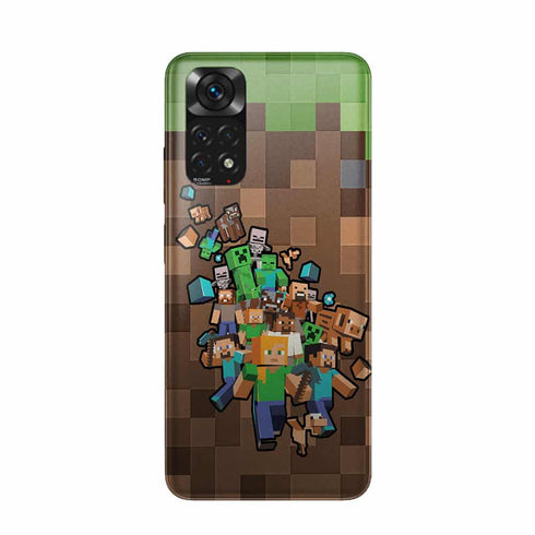 Coque Telephone Xiaomi Redmi Note 11 Minecraft creeper forest