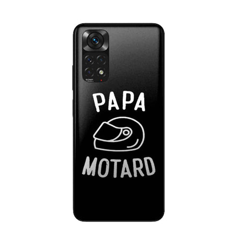 Coque Xiaomi Redmi Note 11 Papa Motard Passion