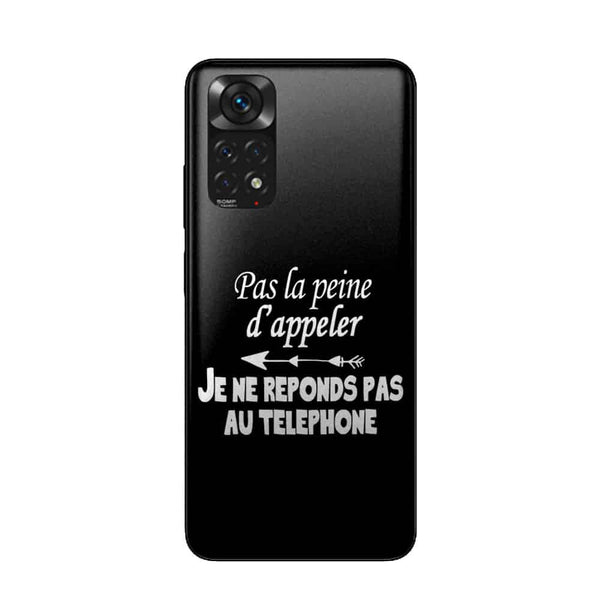 Coque Xiaomi Redmi Note 11 Pas la Peine d'appeler
