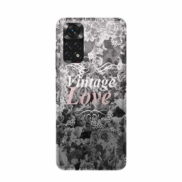 Coque Xiaomi Redmi Note 11 Vintage love in black and white
