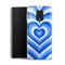 Coque Xiaomi Note 9 Coeur Bleu | Housse Silicone, Etui Antichoc / Motif pour les Filles