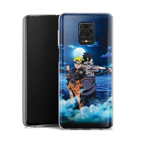 Coque Xiaomi Note 9 Naruto Sasuke Night Light Moon Stars