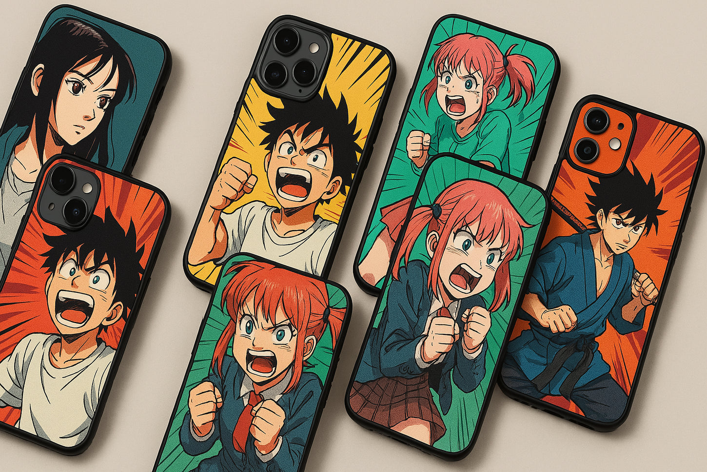 Personnalise ton telephone avec une coque manga