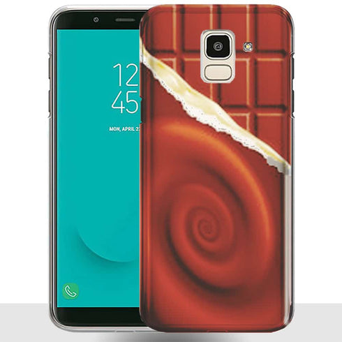 Barre de Chocolat, Coque pour Samsung Galaxy J6 2018