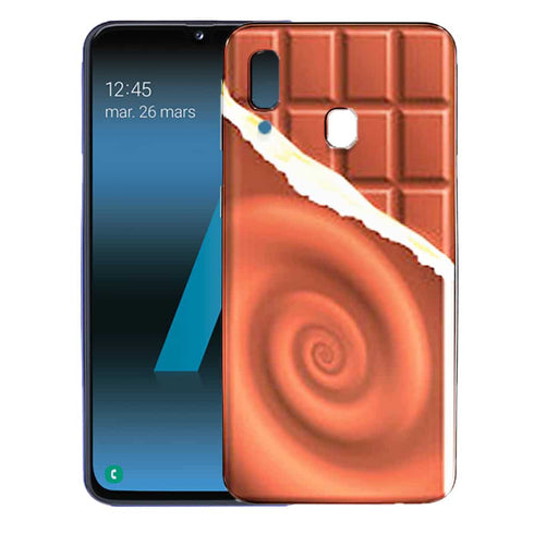 Nourriture| Coque Barre de Chocolat pour Samsung Galaxy A40 | Pour tel portable, Plexi-Glass, Silicone, Fun MaCoquePerso