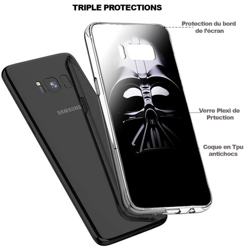 Coque Dark Vador pour Samsung Galaxy S8 en Verre Trempé à Paris