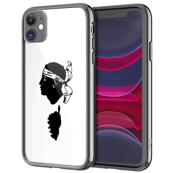 Coque drapeau Corse pour smartphones iPhone, Samsung, Huawei