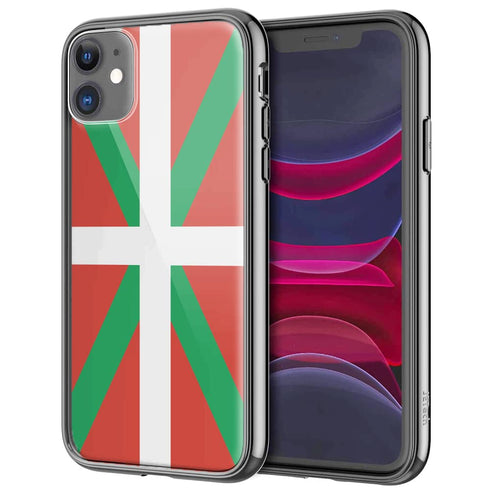 Coque Drapeau Basque pour téléphones iPhone, Samsung, Huawei