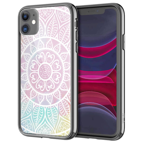 Coque Etnic Abstrait Rosas Rose pour téléphones iPhone, Samsung, Huawei