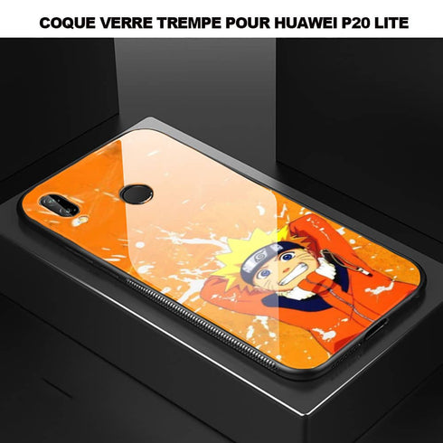 Coque Verre trempé P20 Lite Huawei naruto shippuden mission detente