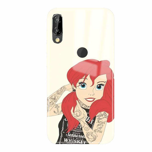 Coque Huawei P30 Lite Ariel Tattoo Jack Daniels - MaCoquePerso