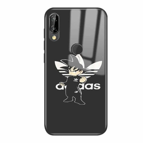 Coque Huawei P30 Lite Goku Bad guy Adidas Jogging - MaCoquePerso