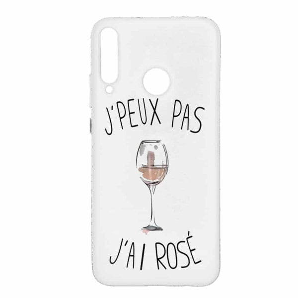 Coque Je peux pas j'ai Rose Vin pour Huawei P40 LITE E