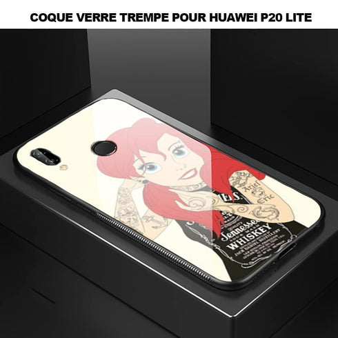 iPhone XR | Ariel Tattoo Jack Daniels | Coque en Silicone | Tpu Antichocs | Protection Disponible en Verre Trempé - MaCoquePerso