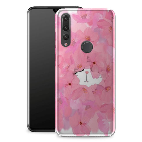 Achat Coque téléphone portable Chat Rose pour Huawei P30 Lite