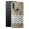 Coque Silicone Huawei P30 Lite Chevrons Wood pas chère