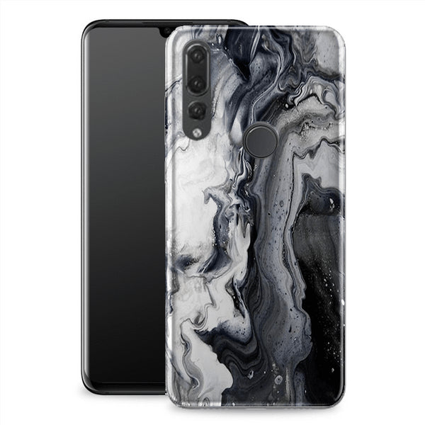 Achat Coque antichocs Marbre Noir pour Huawei P30 Lite