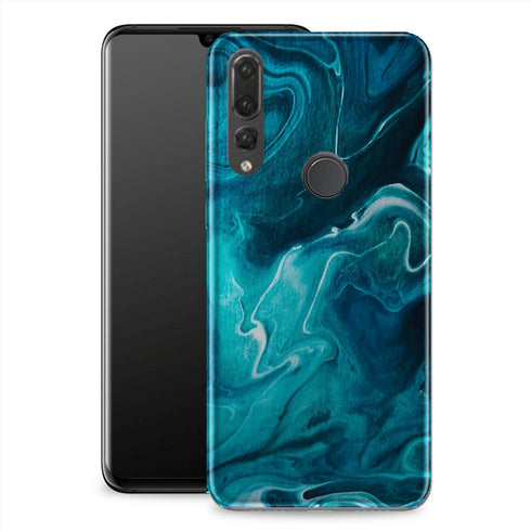 Achat Coque portable antichocs Marbre Turquoise pour Huawei P30 Lite