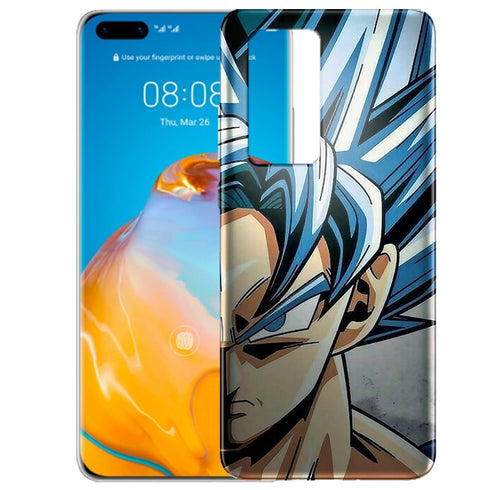 Blue Sangoku | Huawei P40, P40 LITE, P40 PRO, P40 Lite E | Coque Bumper Silicone pour smartphones MaCoquePerso