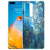 Fleurs Blue Lost, Coque Huawei P40, P40 Pro