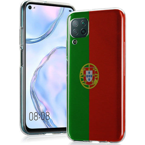 Coque personnalisée drapeau Portugais pour P40 LITE