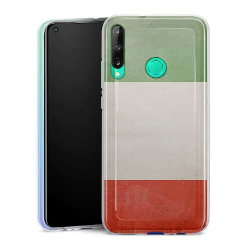 Housse portable Huawei P40 LITE E Drapeau iTalie Grunge