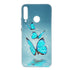 Coque Papillon Turquoise Huawei P40 LITE E, Honor 9c, Y7P