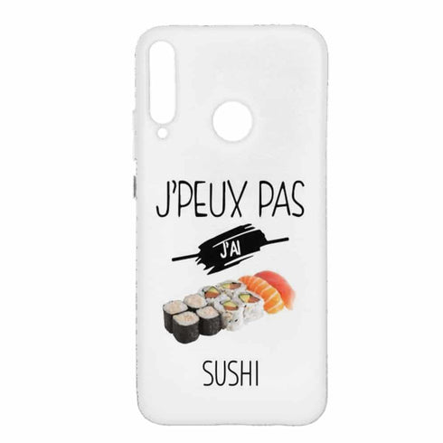 Coque P40 LITE E Je peux pas j'ai Sushi ( Huawei )