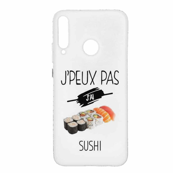 Coque P40 LITE E Je peux pas j'ai Sushi ( Huawei )