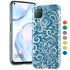 Coque Bleu Queen Floral Pastel Pour Huawei P40 LITE en Silicone