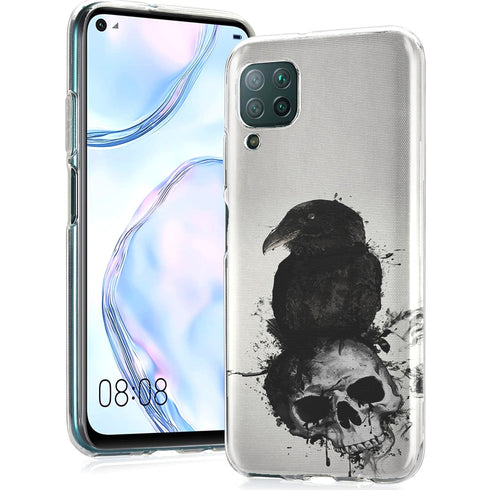Coque Raven And Skull pour Huawei P40 LITE qui Protège bien