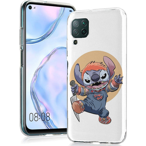 Stitch x Chucky Halloween | Huawei P40, P40 Lite, P40 Pro, P40 LITE E | Coque antichocs Silicone Design Disney Epouvante MaCoquePerso