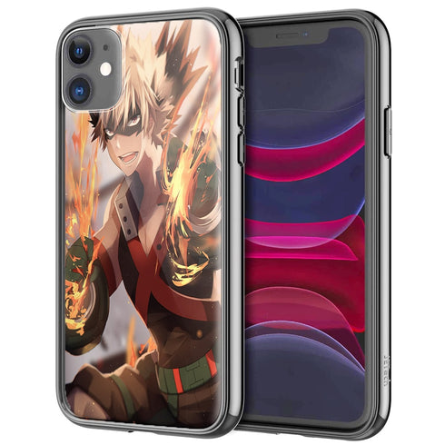 Katsuki Bakugo - Boku no Hero Academia | Coque iPhone 11 | Tpu Antichocs | Protection Compatible Apple 11 PRO, PRO MAX - MaCoquePerso