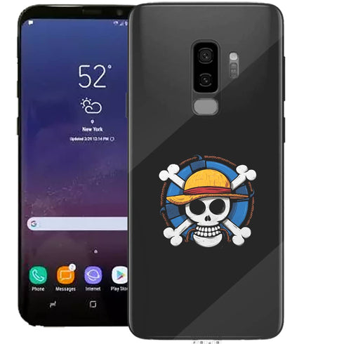Logo One Piece | Coque One Piece Samsung S9 | S9 Plus, Bumper Tpu + Verre trempé MaCoquePerso