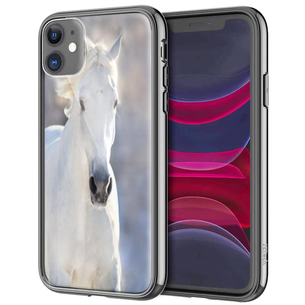 Pur Sang, Coque pour iPhone en Verre Trempé personnalisée Johar le Pur