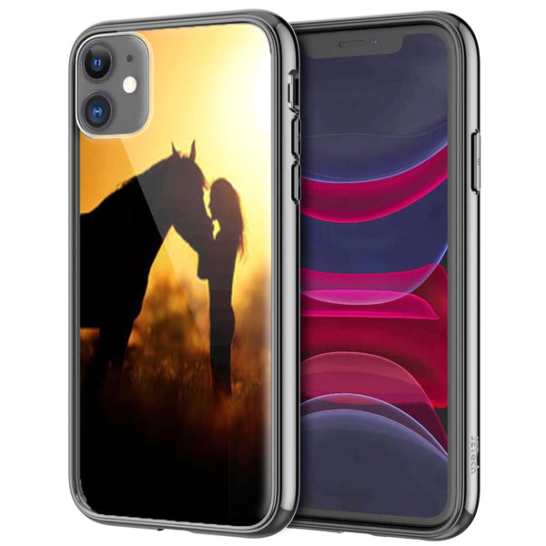 Passion Cheval, Coque pour iPhone en Verre Trempé motif Kalifornia Queen